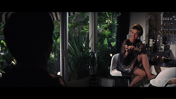 Anne Bancroft as Mrs. Robinson in The Graduate