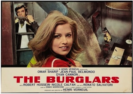 Lobby card for The Burglers