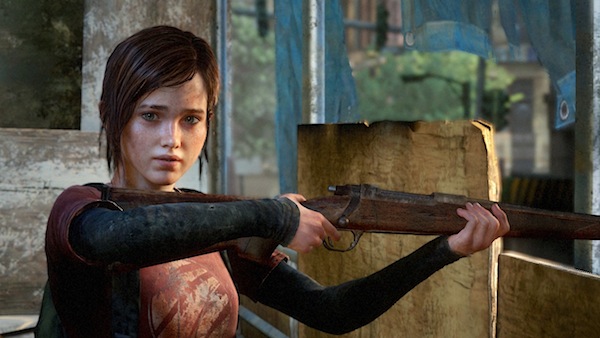 Ellie's character arc includes Joel giving her a gun, her helping our in fights, to later in the game when you play as Ellie when Joel is incapacitated