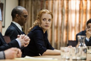 Jessica Chastain as Maya in the film <i>Zero Dark Thirty</i>