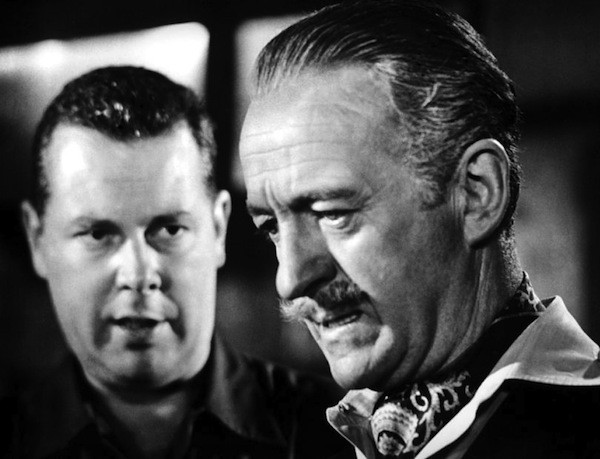Delbert Mann and David Niven on the set of Separate Tables