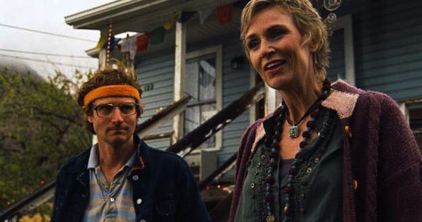 Ari Gold and Jane Lynch in Adventures of Power