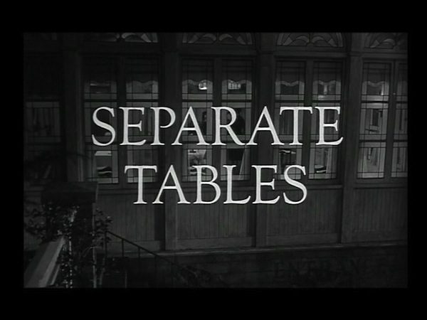 John Gay and Terence Rattigan’s Separate Tables