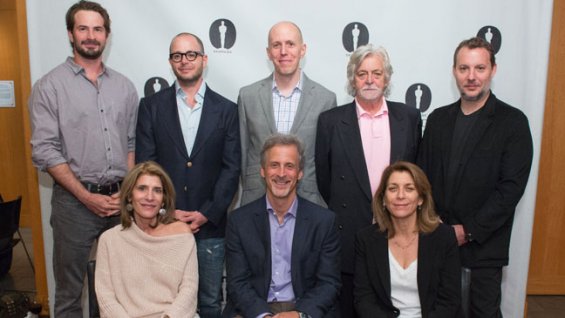 The Academy presented "Turing the Page: Storytelling in the Digital Age" at the Samuel Goldwyn Theater in Beverly Hills, CA, on Wednesday, May 15, 2013. Pictured (left to right): Oscar®-winning writer/producer Mark Boal, editor Mary Jo Markey (seated), screenwriter Damon Lindelof, Oscar-winning editor William Goldenberg (seated), host/screenwriter John August, cinematographer Anthony Richmond, editor Maryann Brandon (seated) and Oscar-nominated editor Dylan Tichenor.