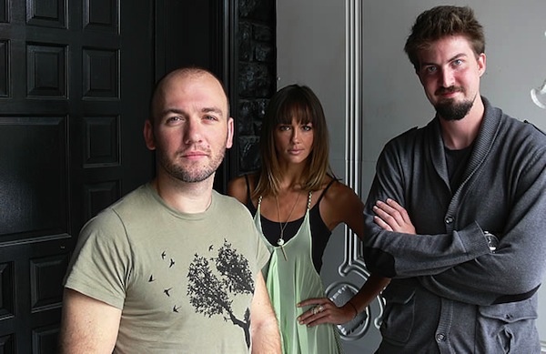 Simon Barrett, You’re Next star Sharni Vinson and Adam Wingard