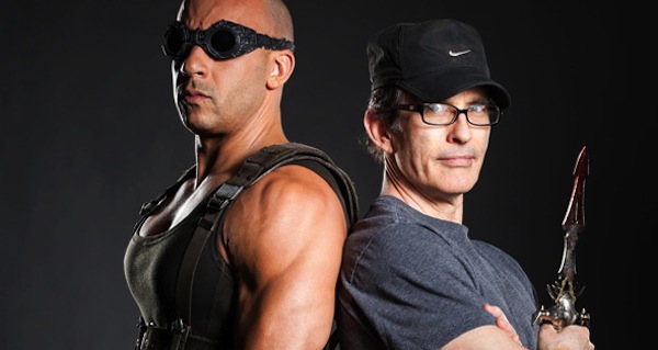 Vin Diesel as Riddick and David Twohy