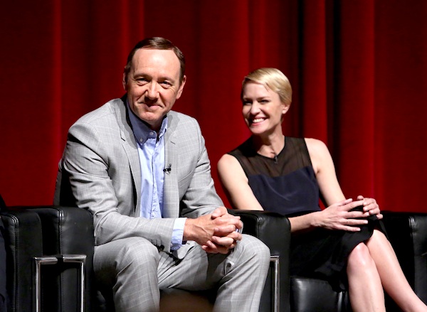 Kevin Spacey and Robin Wright