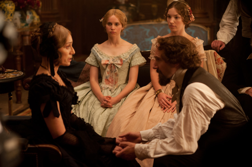 Kristin Scott Thomas, Felicity Jones, Perdita Weeks & Ralph Fiennes in The Invisible Woman