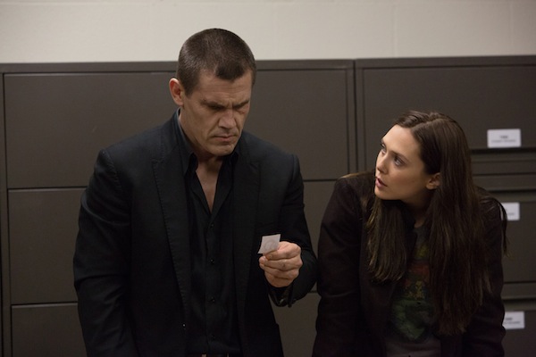 Josh Brolin and Elizabeth Olsen in Oldboy
