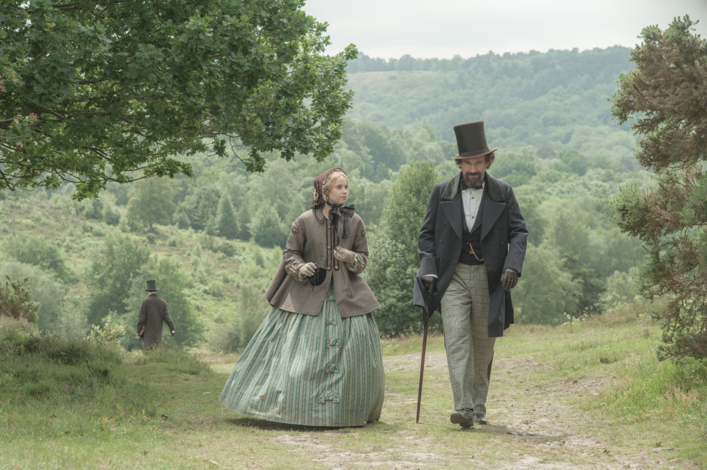 Felicity Jones and Ralph Fiennes in The Invisible Woman