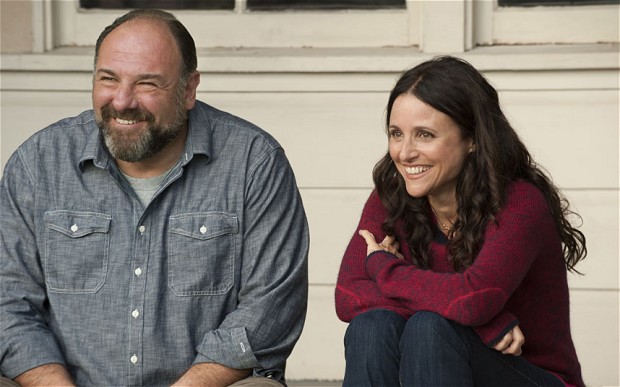 James Gandolfini and Julia Louis-Dreyfus in Enough Said