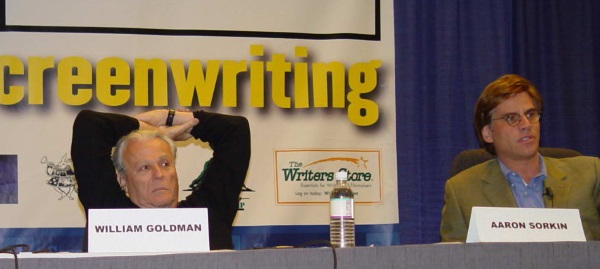William Goldman and Aaron Sorkin at Creative Screenwriting Expo 3
