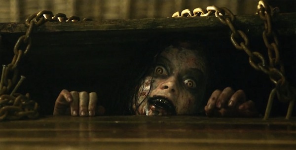 Jane Levy as Mia in the remake of The Evil Dead