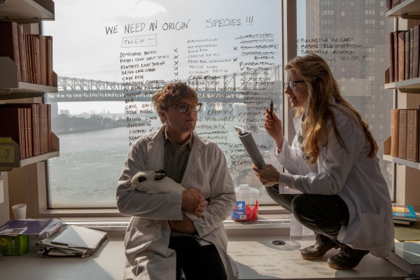 Michael Pitt and Brit Marling in I Origin