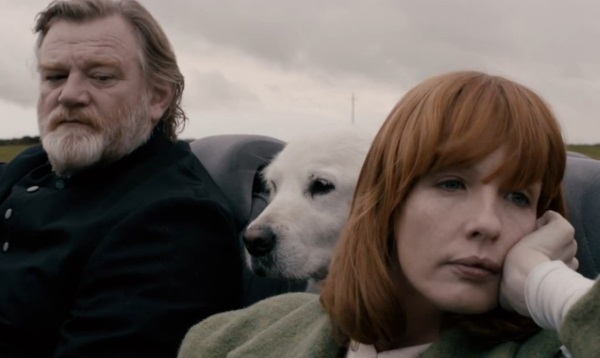 Brendan Gleeson and Kelly Reilly in Cavalry