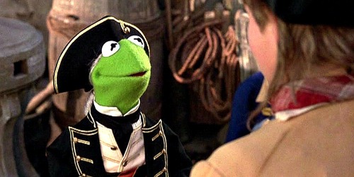 Kermit the Frog in Muppet Treasure Island