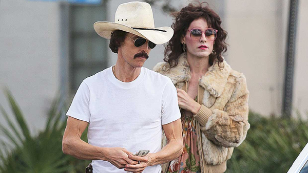 Matthew McConaughey and Jared Leto in The Dallas Buyes Club