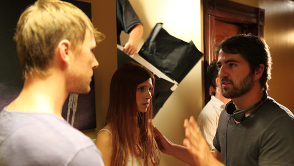 (L-R) Shane Johnson as Michael King, Julie McNiven as Beth King and Director David Jung