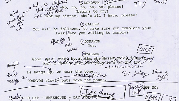 Fragment of Shooting Script