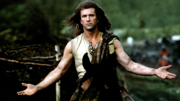 Mel Gibson as William Wallace in Braveheart Mel Gibson as William Wallace in Braveheart