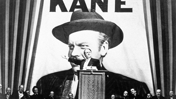 Orson Welles as Charles Foster Kane in Citizen Kane
