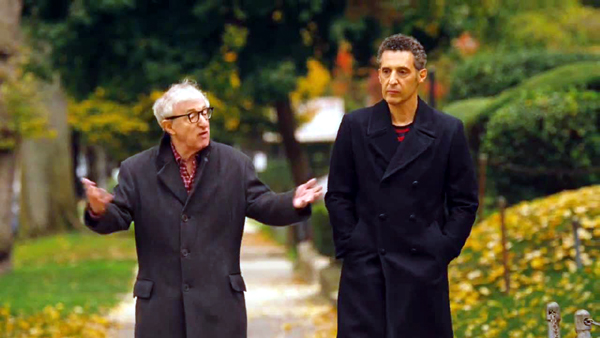 Woody Allen as Murray and John Turturro as Fioravante in Fading Gigolo Woody Allen as Murray and John Turturro as Fioravante in Fading Gigolo