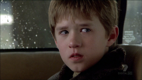 Haley Joel Osment as Cole Sear in The Sixth Sense Haley Joel Osment as Cole Sear in The Sixth Sense