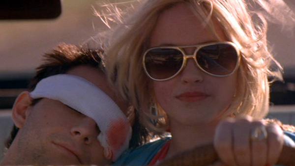 Christian Slater as Clarence Worley and Patricia Arquette as Alabama Whitman in True Romance Christian Slater as Clarence Worley and Patricia Arquette as Alabama Whitman in True Romance
