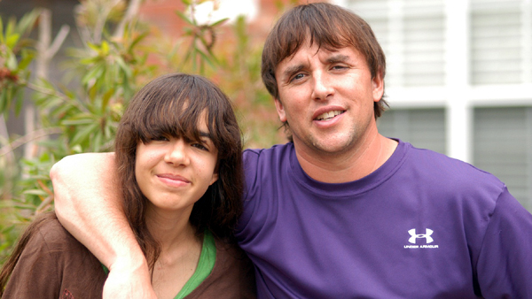 Lorelie Linklater with father Richard
