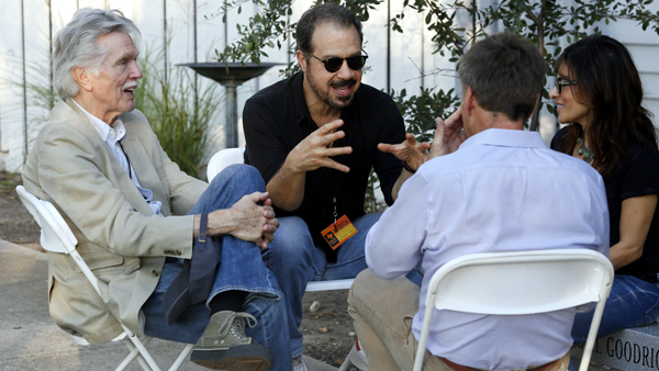 From L to R: Tom Skerritt, Edward Zwick, and Vera Blasi at the BBQ (Photo Credit: Jack Plunkett) From L to R: Tom Skerritt, Edward Zwick, and Vera Blasi at the BBQ (Photo Credit: Jack Plunkett)