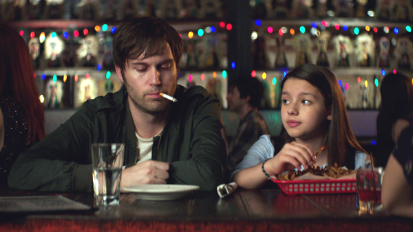 Shawn Christensen as Richie and Fatima Ptacek as Sophia in Before I Disappear