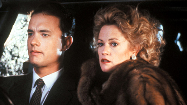 Tom Hanks as Sherman McCoy and Melanie Griffith as Maria Ruskin in Bonfire of the Vanities Tom Hanks as Sherman McCoy and Melanie Griffith as Maria Ruskin in Bonfire of the Vanities