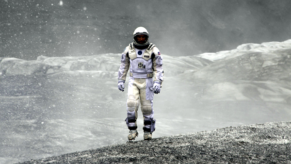 Matthew McConaughey as Cooper in Interstellar