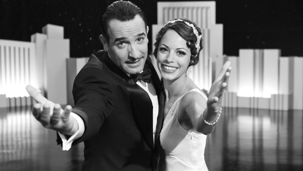 Jean Dujardin as George Valentin and Bérénice Bejo as Peppy Miller in The Artist