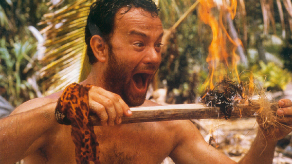 Tom Hanks as Chuck Noland in Cast Away