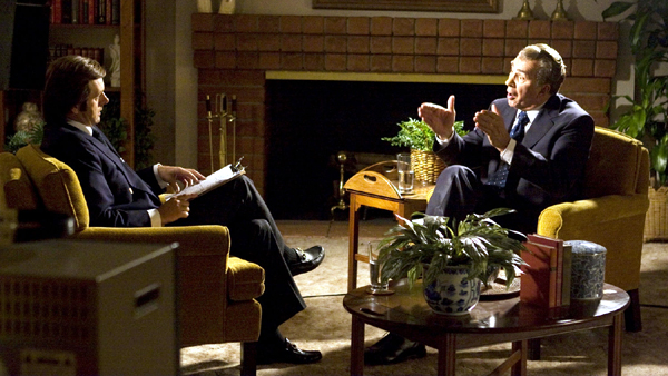 : Asking the Right Question: Michael Sheen as David Frost, and Frank Langella as Richard Nixon in Frost/Nixon