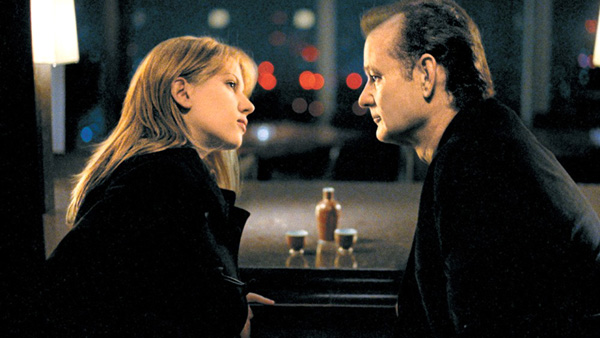 Scarlett Johansson as Charlotte and Bill Murray as Bob Harris in Lost in Translation