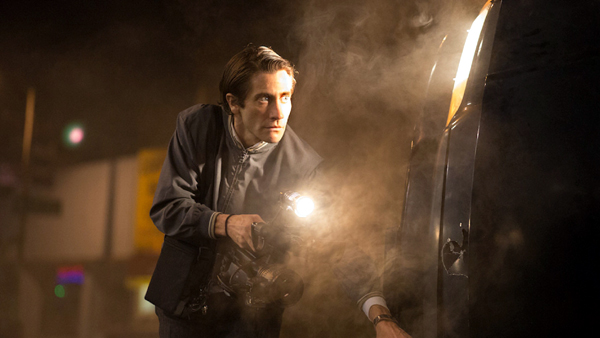 Jake Gyllenhaal as Louis Bloom in Nightcrawler