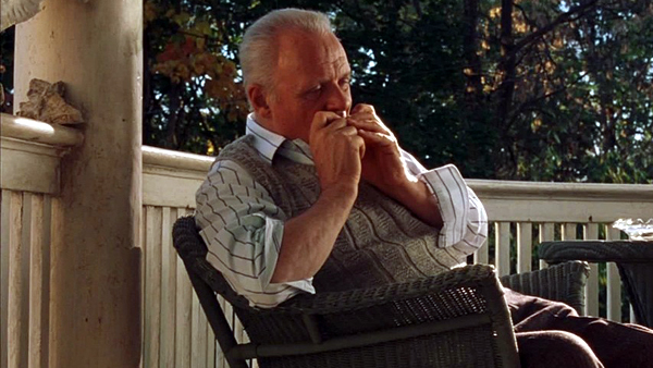 Anthony Hopkins as Ted Brautigan in Hearts in Atlantis