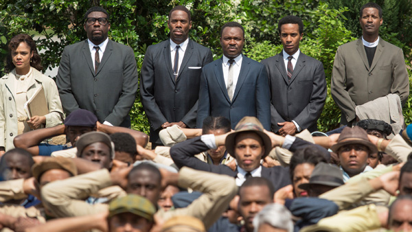 Tessa Thompson as Diane Nash, Omar Dorsey as James Orange, Colman Domingo as Ralph Abernathy, David Oyelowo as Martin Luther King, Jr., Andre Holland as Andrew Young, Corey Reynolds as Rev. C.T. Vivian, and Lorraine Toussaint as Amelia Boynton in Selma.