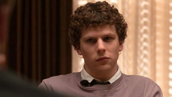 Jesse Eisenberg as Mark Zuckerberg in The Social Network