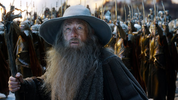 Ian McKellen as Gandalf in The Hobbit: The Battle of the Five Armies