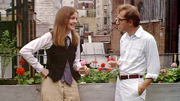 Diane Keaton as Annie Hall and Woody Allen as Alvy Singer in Annie Hall