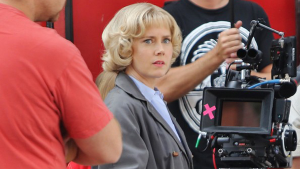 Amy Adams on the set of Big Eyes
