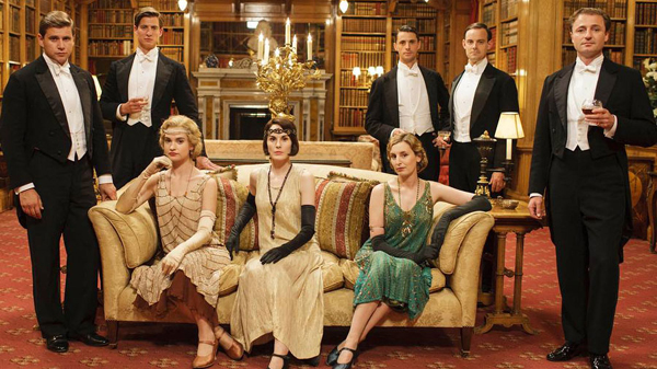 The cast of Downton Abbey (season 5 Christmas special)