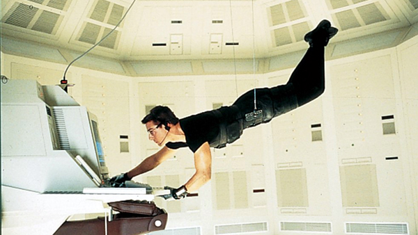 Tom Cruise as Ethan Hunt in Mission: Impossible
