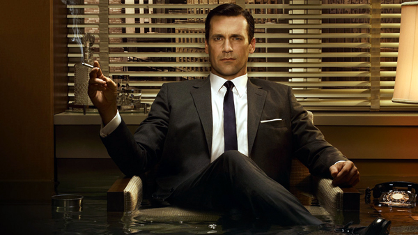 Jon Hamm as Don Draper in Mad Men on AMC