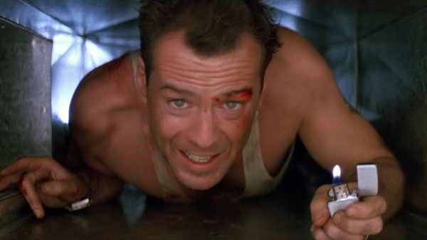 Bruce Willis as John McClane in Die Hard