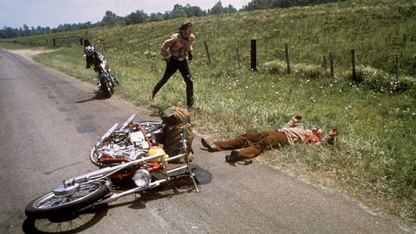 Peter Fonda as Wyatt and Dennis Hopper as Billy in Easy Rider