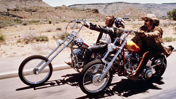 Pete Fonda as Wyatt and Dennis Hopper as Billy in Easy Rider